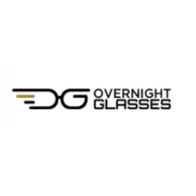 Overnight Glasses logo displaying verified promo codes and coupons