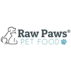 Raw Paws Pet Food discount code logo used for verified savings offers